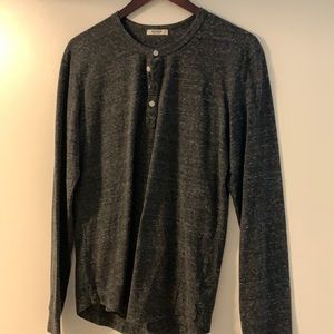 Buck Mason Long Sleeve Henley Small